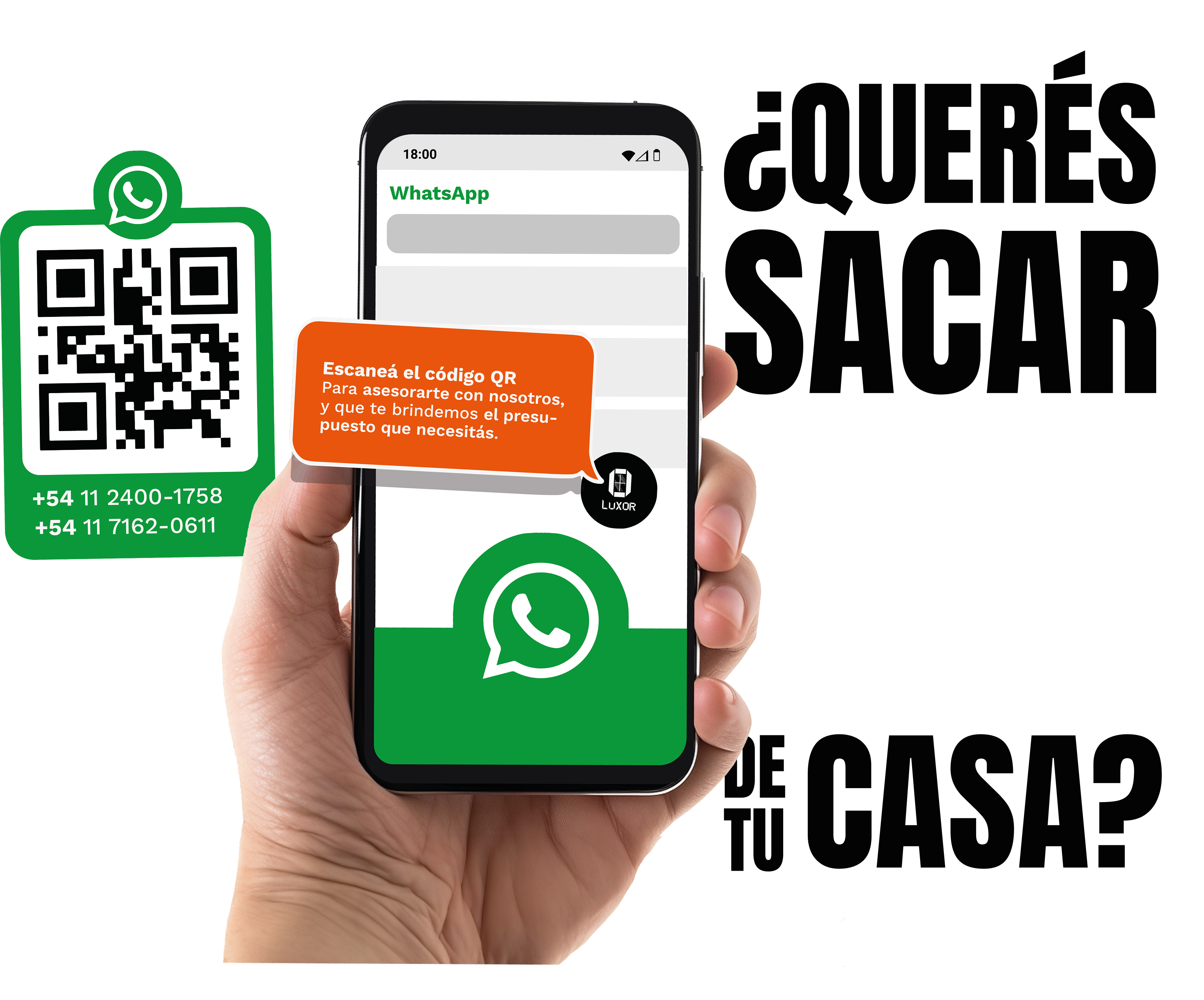 QR + WhatsApp